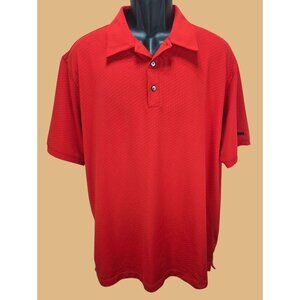 Mike Tiger Woods Collection Red Polo Large Dri-Fit